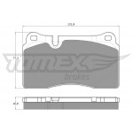 TOMEX Brakes Bremsbelagsatz, Scheibenbremse